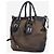 Prada Jacquard Canvas Shopper Handtasche aus den 2000ern Grün - Ansicht 2