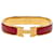 Hermès Bracelet jonc en émail Click H PM Hermes Rouge Doré  - vue 1