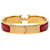Hermès Bracelet jonc en émail Click H PM Hermes Rouge Doré  - vue 3