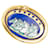 Hermès Hermes Enamel Horse Brooch Blue Golden  - view 1