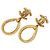 Orecchini Chanel Coco Mark Vintage Teardrop D'oro - vista 2