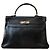Borsa Hermès Kelly in pelle nera Nero