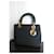 Dior Lady Dior Borsa in Tela Nera Nero - vista 2