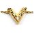 Bracciale charm Louis Vuitton placcato oro D'oro - vista 2