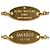 Bracciale charm Louis Vuitton placcato oro D'oro - vista 4