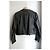 Courreges Courrèges Giacca in vinile nero con logo - vista 7