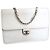 Chanel Handtasche Timeless vintage Modell aus cremeweißem Leder