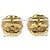 Timeless Orecchini a clip Chanel 03P Camellia Coco Mark Nero Bianco D'oro - vista 3