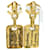 Orecchini Chanel Coco Mark Cambon Plate D'oro  - vista 3