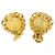 Orecchini a clip tondi in oro giallo e perle Chanel 1984 D'oro - vista 5