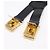 Bretelle Chanel 97P in pelle con design logo Nero Bianco - vista 9