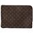 Clutch Louis Vuitton Monogram Etui Voyage GM Marrone Fuschia