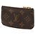 Louis Vuitton Monogram Pochette Clé Geldbörse/Münzbeutel Braun - Ansicht 2