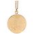 Collana rotonda con logo Coco Chanel Rosa D'oro - vista 2