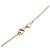 Collana rotonda con logo Coco Chanel Rosa D'oro - vista 4