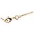 Collana rotonda con logo Coco Chanel Rosa D'oro - vista 5