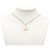 Collana rotonda con logo Coco Chanel Rosa D'oro - vista 6