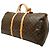 Louis Vuitton Monogram Keepall Bandoulière 60 Borsa Boston Marrone - vista 2