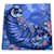 Stola Hermès Carre Geant 140 Tiger Multicolore