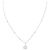 Collana Messika, « Joy Taille Cœur » in oro bianco e diamanti.