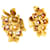 Autre Marque Orecchini "Fleurs", oro giallo e diamanti. - vista 3