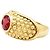 Autre Marque Anello Hérail, "Babul Work", oro giallo, tormalina rosa. - vista 2