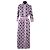 Autre Marque Vestido de algodón violeta AML Paris Púrpura