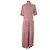 Autre Marque Vestido AML Paris de algodón rosa - vista 4