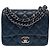 Borsa CHANEL Timeless/Classique in Pelle Blu Navy - 103730