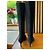 Lk Bennett Botas altas de ante elástico negro Sylvie L.K. Bennett - vista 7