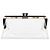 Jenny Packham Clutch aus Kristall und klarem Plexiglas Schwarz Gold hardware