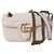 Borsa Gucci Marmont piccola in pelle trapuntata bianca Bianco