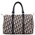 Dior 1980er Oblique Diorissimo Monogram Mini Boston Schultertasche Weiß