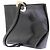 Céline Bolso de mano en cuero negro - vista 3