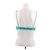 Emilio Pucci Top bandeau verde con tirantes - vista 2