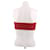 Top bandeau rosso Prada  - vista 2