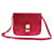 Céline Bolsa "Classic box" em python rosa  - vista 1