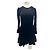 Autre Marque Schwarzes Samtkleid