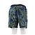 Dolce & Gabbana Printed Shorts Navy Blue Polyester M - view 2
