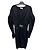 Alexandre Vauthier Schwarzes Kleid mit V-Ausschnitt