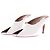 Alaïa Mules brancas de salto Branco