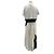 Abito maxi bicolore Proenza Schouler bianco - vista 2