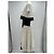 Abito maxi bicolore Proenza Schouler bianco - vista 4
