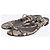 Autre Marque Braune Schlangenleder-Sandalen - Größe EU 38 - Ansicht 2