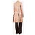 Chanel Abrigo de tweed rosa con cinturón - talla UK 8 - vista 2