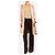 Chanel Abrigo de tweed rosa con cinturón - talla UK 8 - vista 5