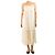 Ba&Sh Weißes besticktes Slip-Kleid - Größe S
