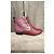 Autre Marque Stivaletti Karine Arabianù in pelle rosso e rosa - vista 7