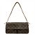 Borsa a Spalla Louis Vuitton Vivacite MM Marrone Monogramma