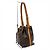 Noe Borsa a tracolla Louis Vuitton Petit Noé Monogram Marrone Nero Monogramma - vista 2